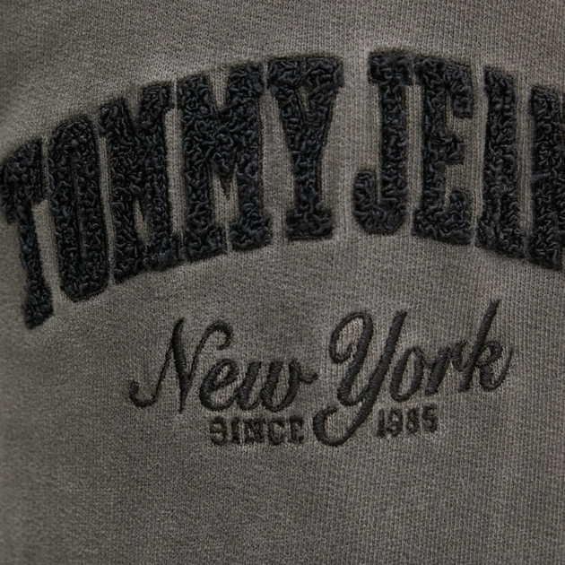 Spodnie sportowe męskie bawełniane Tommy Jeans DM0DM20279-BDS 2XL Ciemnoszare (8720638493655) - obraz 4