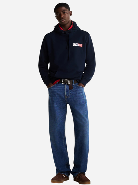 Худі чоловіче Tommy Jeans DM0DM20257-C1G 2XL Темно-синє (8720638425120) - зображення 3