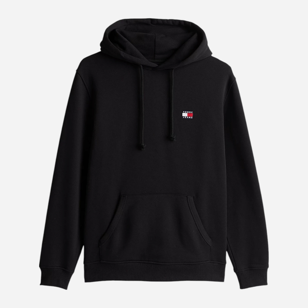 Худі чоловіче Tommy Jeans DM0DM20258-BDS L Чорне (8720638422068) - зображення 5