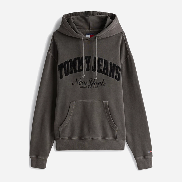 Худі оверсайз чоловіче Tommy Jeans DM0DM20263-BDS XL Темно-сіре (8720638584759) - зображення 5