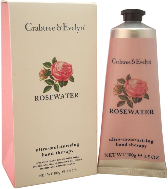 Крем для рук Crabtree and Evelyn Rosewater Ultra-Moisturising 100 г (44936278171) - зображення 1