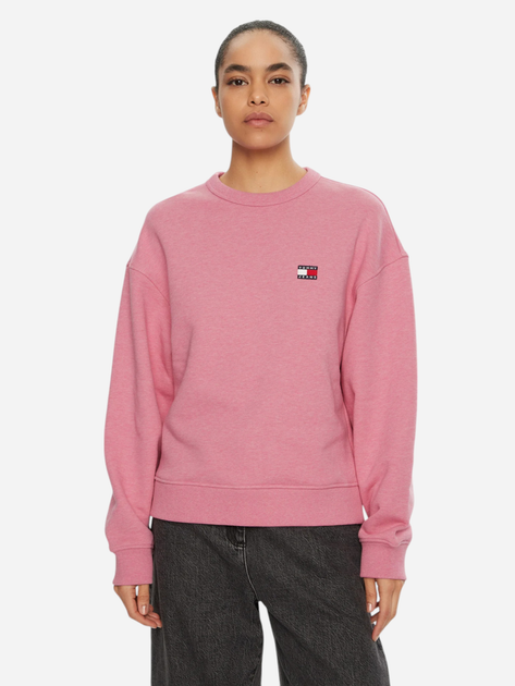 Світшот оверсайз жіночий Tommy Jeans DW0DW19408-TVW XS Рожевий (8720638580225) - зображення 1