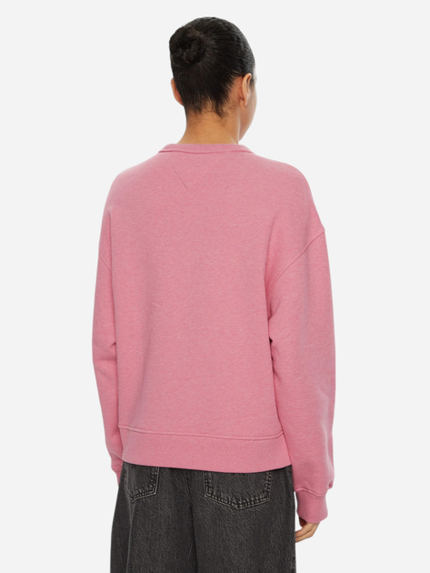Світшот оверсайз жіночий Tommy Jeans DW0DW19408-TVW S Рожевий (8720638580331) - зображення 2