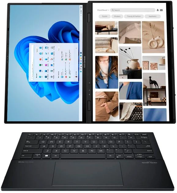 Ноутбук Asus ZenBook Duo (2024) UX8406MA-PZ355X Inkwell Gray / 14" OLED 3K 120 Гц, Multi-touch / Intel Core Ultra 7 155H / RAM 32 ГБ / SSD 1 ТБ / Intel Arc Graphics / Windows 11 Pro - Фото 8 Ноутбук Asus ZenBook Duo (2024) UX8406MA-PZ355X Inkwell Gray / 14" OLED 3K 120 Гц, Multi-touch / Intel Core Ultra 7 155H / RAM 32 ГБ / SSD 1 ТБ / Intel Arc Graphics / Windows 11 Pro - изображение 8