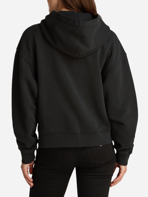 Толстовка на блискавці з капюшоном оверсайз жіноча Tommy Jeans DW0DW19412-BDS XS Чорна (8720638460107) - зображення 2