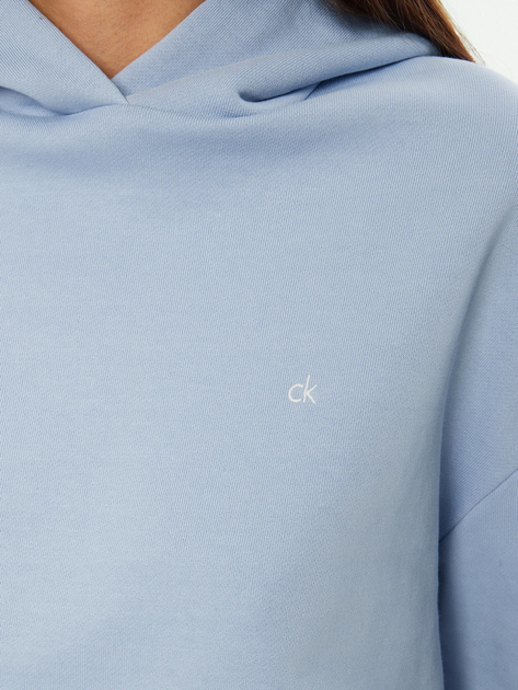 Худі жіноче Calvin Klein K20K208126-C1X M Блакитне (8720639977390) - зображення 4