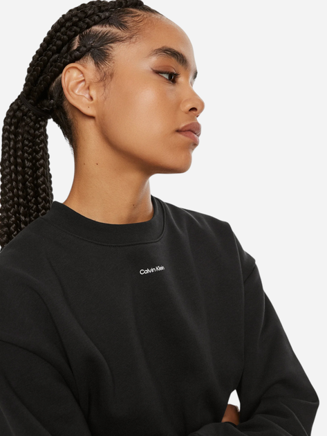 Світшот жіночий Calvin Klein K20K208329-BEH L Чорний (8720639815241) - зображення 4