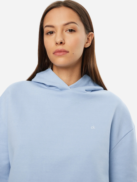 Худі жіноче Calvin Klein K20K208126-C1X M Блакитне (8720639977390) - зображення 5