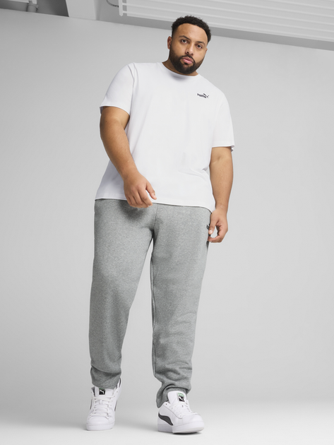 Koszulka męska bawełniana Puma Ess Small No.1 Logo Tee 68253402 S Biała (4067983300769) - obraz 3