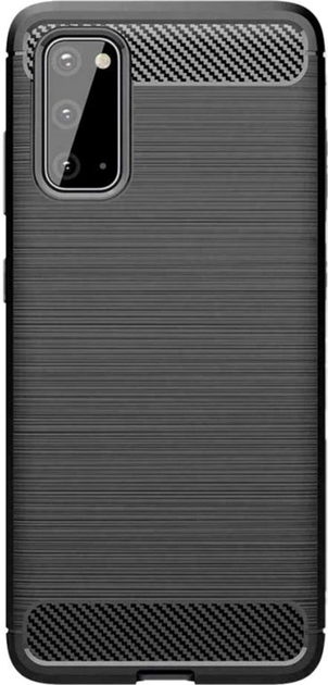 Etui plecki Winner Group Carbon do Samsung Galaxy S20+ Black (8591194095047) - obraz 1