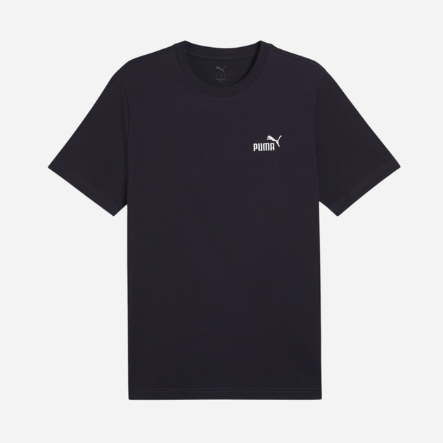Koszulka męska bawełniana Puma Ess Small No.1 Logo Tee 68253416 XL Granatowa (4067983301018) - obraz 4