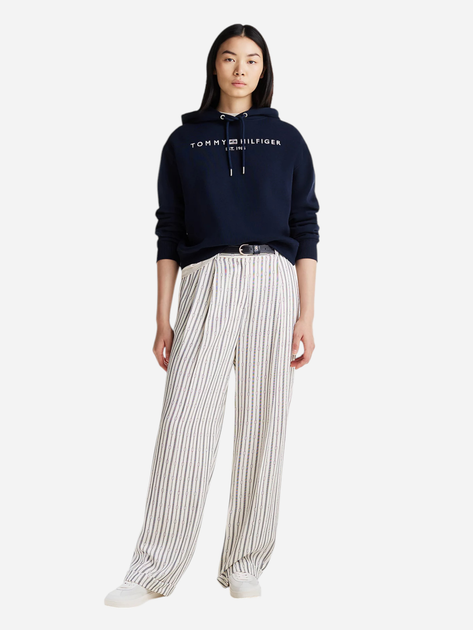 Худі жіноче Tommy Hilfiger WW0WW43598-C1G L Темно-синє (8720638386438) - зображення 3