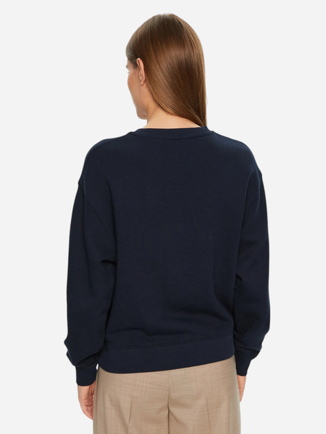 Світшот оверсайз жіночий Tommy Hilfiger WW0WW43844-C1G M Темно-синій (8720638380269) - зображення 2