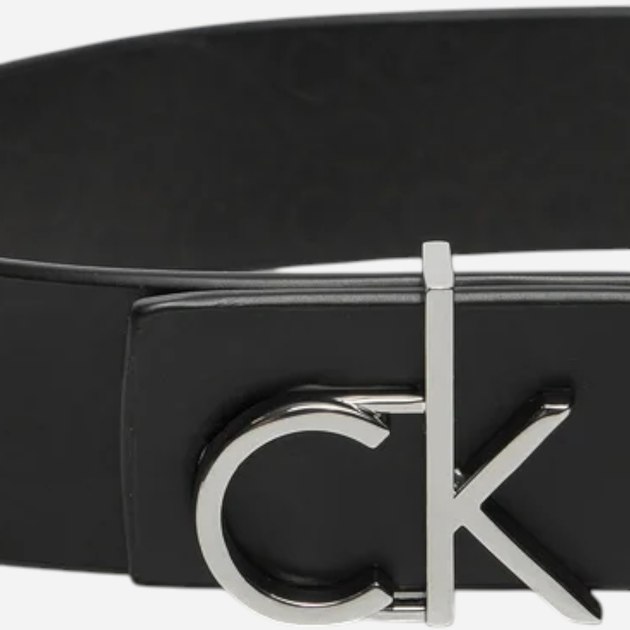 Pasek damski skórzany Calvin Klein K60K613074-0GJ 100 cm Czarny (8721107067650) - obraz 3