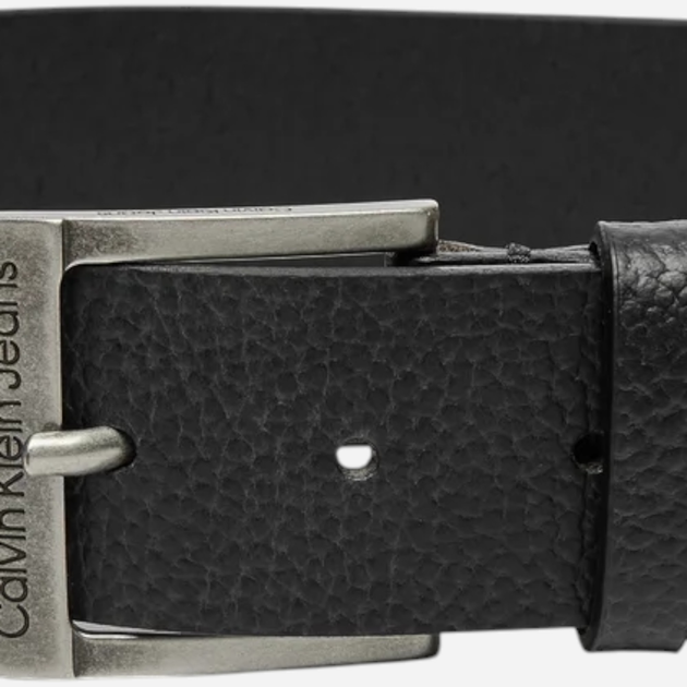 Pasek męski skórzany Calvin Klein K50K512608-BEH 105 cm Czarny (8720639557592) - obraz 3
