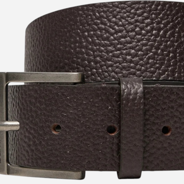 Ремінь чоловічий з натуральної шкіри Calvin Klein K50K512608-GRP 110 см Коричневий (8720639564194) - зображення 3