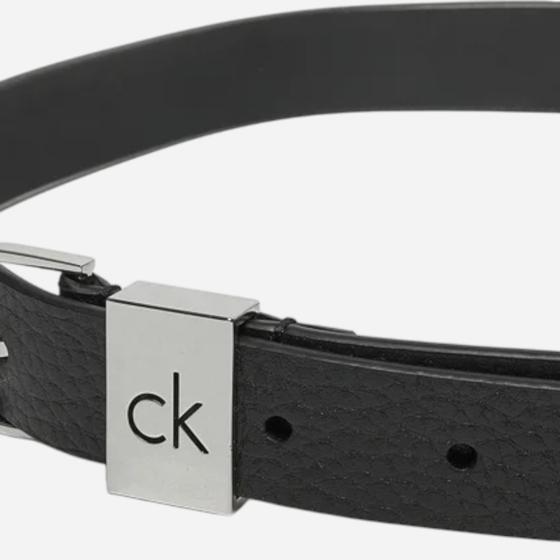 Ремінь жіночий з натуральної шкіри Calvin Klein K60K612856-BEH 95 см Чорний (8721107063546) - зображення 3