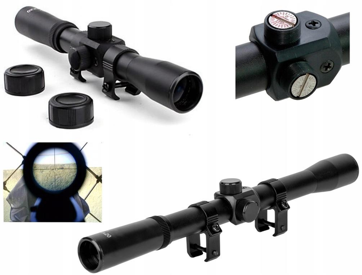 Воздушка PRO Germany WF 600P 4,5 mm 280 m/s з оптикою 4х20 + кульки 250 шт - зображення 6