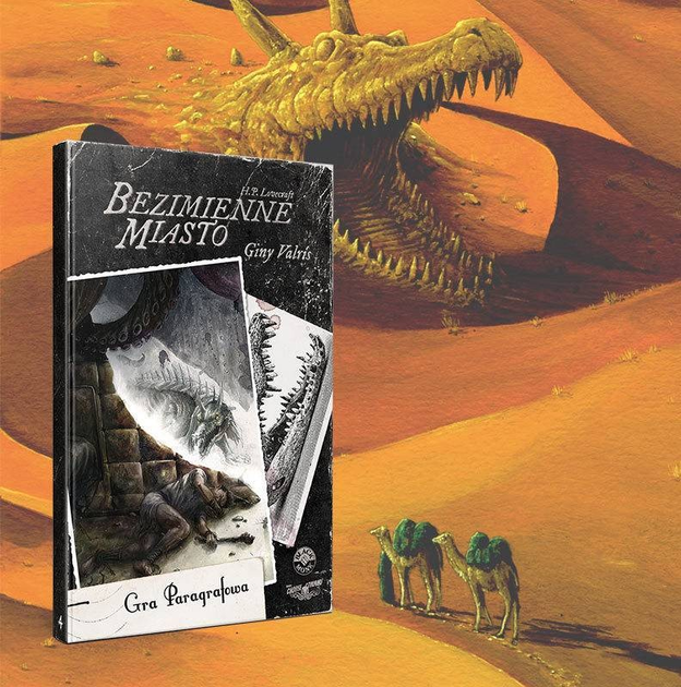 Gra książkowa paragrafowa Black Monk Choose Cthulhu 4: Bezimienne miasto (edycja polska)(9788364198793) - obraz 3