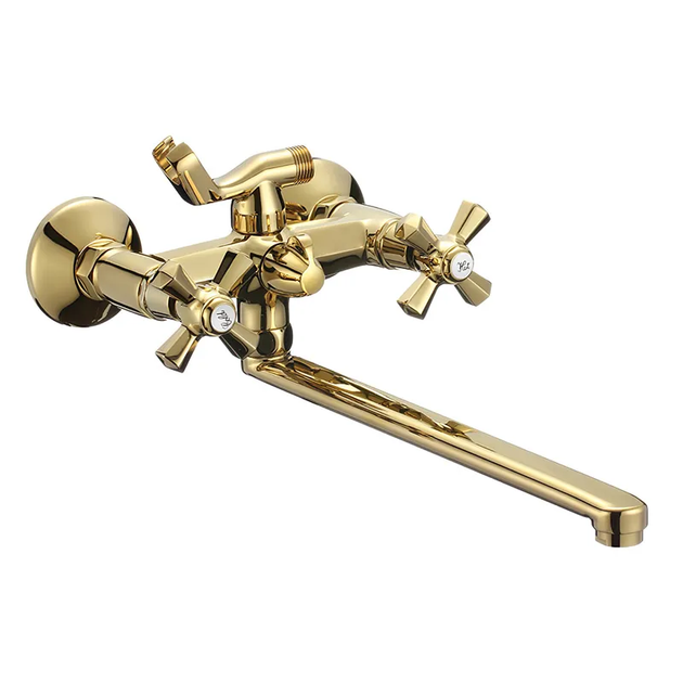Смеситель для ванны Mixxus Premium Retro Gold-140 (MI5849) - Фото 1 Смеситель для ванны Mixxus Premium Retro Gold-140 (MI5849) - изображение 1