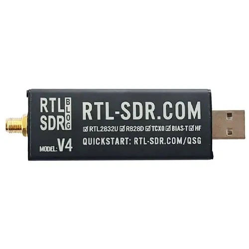 Плата приймача SDR, 500kHz-1.76GHz, АЦП 8bit, RTL2832U R828D, RTL-SDR V4 (117738) - зображення 2