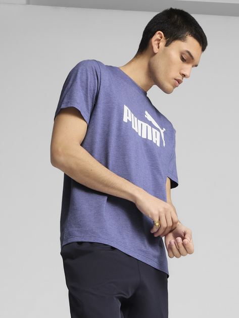 Футболка бавовняна довга чоловіча Puma Ess No.1 Logo Heather Tee (S) 68255146 2XL Фіолетова від Rozetka на платформі USKIDKA Акція на Футболка бавовняна довга чоловіча Puma Ess No.1 Logo Heather Tee (S) 68255146 2XL Фіолетова від Rozetka