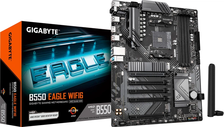 Материнська плата Gigabyte B550 Eagle Wi-Fi6 (sAM4, AMD B550, PCI-Ex16) - зображення 4