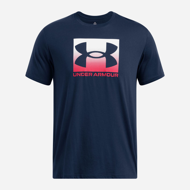 Футболка довга чоловіча Under Armour Ua M Boxed Sports Updated Ss 1386793-408 M Синя (197777401489) - зображення 3