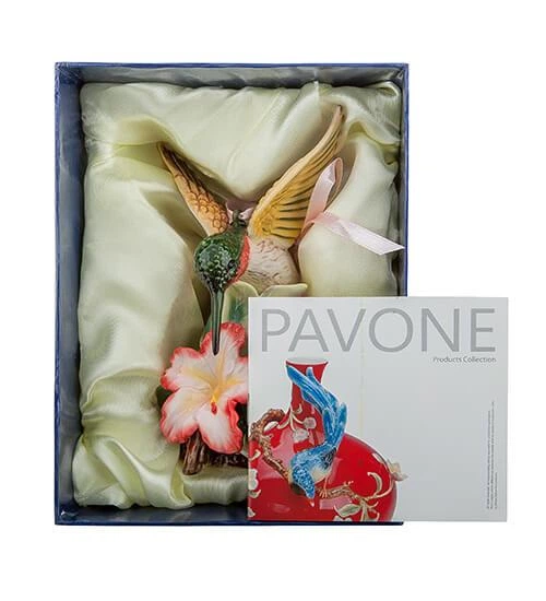 Фарфоровая фигурка подвесная Колибри Pavone 9*9,5*14 см. 6001044 - изображение 3