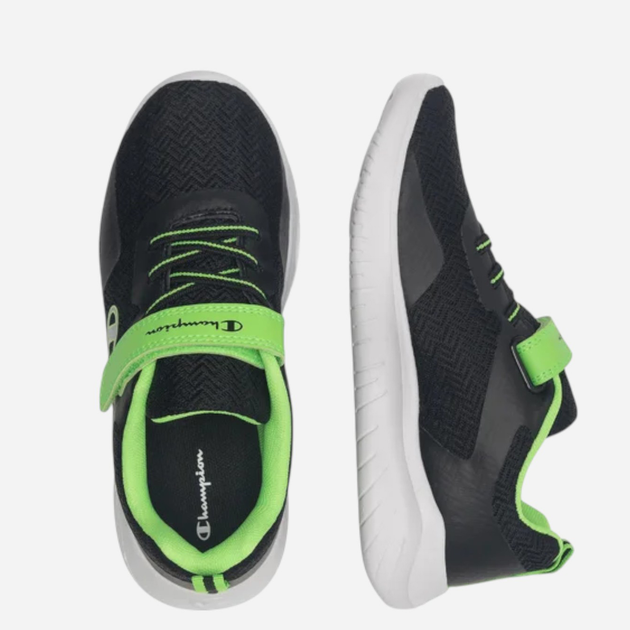 Buty sportowe młodzieżowe chłopięce z białą podeszwą Champion Softy Evolve B-Ps S32454-KK003 35 (3US) Czarne (8058132475335) - obraz 5