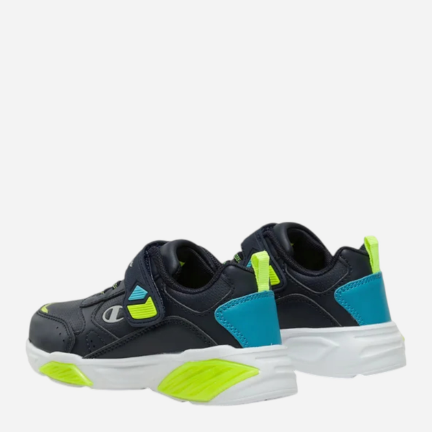 Buty sportowe chłopięce z białą podeszwą Champion Low Cut Shoe Wave Pu B Ps S32818-BS501 29.5 (12C US) Granatowe (8058132485983) - obraz 4