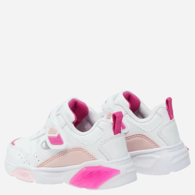 Sneakersy dziecięce dla dziewczynki świecące LED Champion Low Cut Shoe Wave Pu G Td S32819-WW001 21 (5C US) Białe (8058132486232) - obraz 5