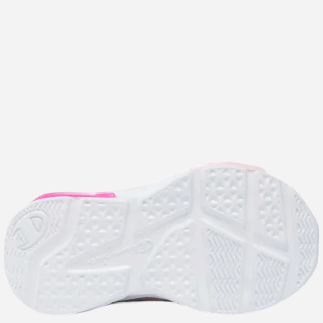 Sneakersy dziecięce dla dziewczynki świecące LED Champion Low Cut Shoe Wave Pu G Td S32819-WW001 22 (6C US) Białe (8058132486249) - obraz 7