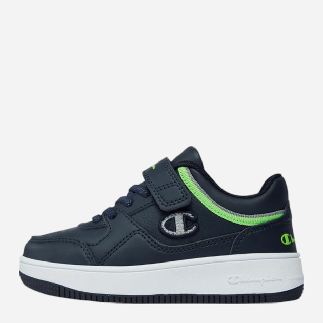 Sneakersy chłopięce za kostkę Champion Rebound Low B Ps Low Cut Shoe S32406-BS010 33 (1.5US) Granatowe (8058132472839) - obraz 3
