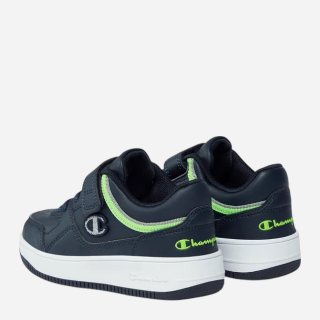 Sneakersy chłopięce za kostkę Champion Rebound Low B Ps Low Cut Shoe S32406-BS010 33 (1.5US) Granatowe (8058132472839) - obraz 5