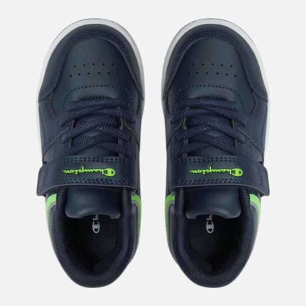 Sneakersy chłopięce za kostkę Champion Rebound Low B Ps Low Cut Shoe S32406-BS010 31 (13C US) Granatowe (8058132473041) - obraz 4
