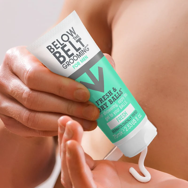 Гель дезодорант для інтимної гігієни для чоловіків Below the Belt Grooming Fresh & Dry Balls Fresh - изображение 4