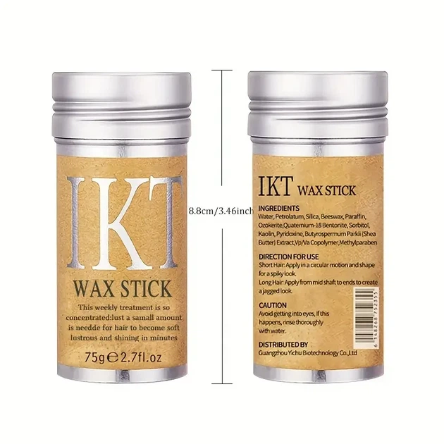 Віск для укладання волосся олівець IKT Wax Stick сильної фіксації 75 г - зображення 2