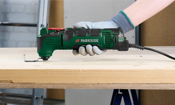 Многофункциональный инструмент (реноватор) PARKSIDE PMFW 310 G4 - Фото 4 Многофункциональный инструмент (реноватор) PARKSIDE PMFW 310 G4 - изображение 4
