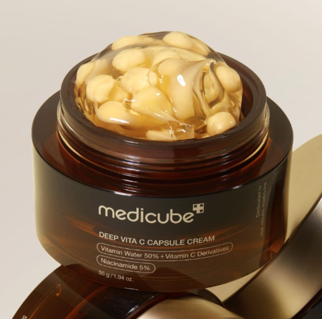 Осветляющий капсульный крем с витамином C Medicube Deep Vita C Capsule Cream 55ml - Фото 2 Осветляющий капсульный крем с витамином C Medicube Deep Vita C Capsule Cream 55ml - изображение 2