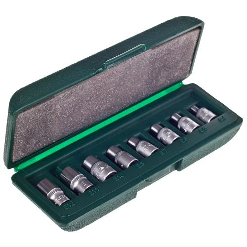 Набор торц головок внешний торкс HANS 1/4", Е4-Е12, 8 предметов (26410-8) - изображение 3