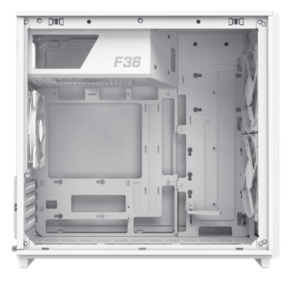 Корпус GameMax F36 WH White with window - зображення 9