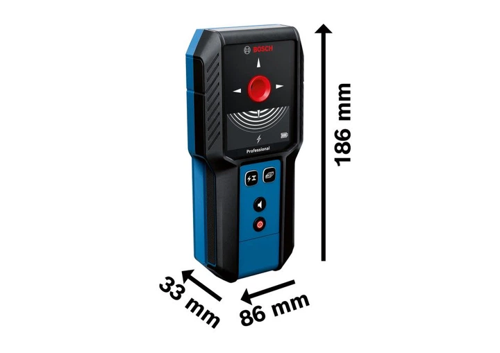 ДЕТЕКТОР УНІВЕРСАЛЬНИЙ GMS 120-27 Bosch (0601081700) - Фото 2 ДЕТЕКТОР УНІВЕРСАЛЬНИЙ GMS 120-27 Bosch (0601081700) - зображення 2