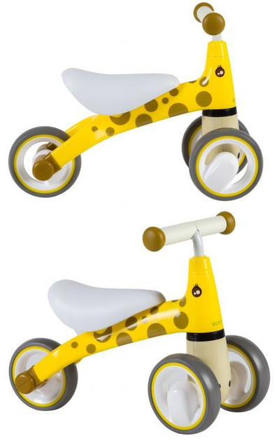 Біговел EcoToys Жираф LB1603 Yellow (5903089063056) - зображення 3