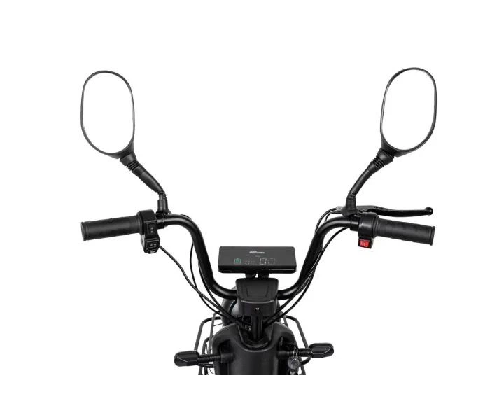 Электроскутер Двухместный Crosser CR1 (800W, 60V, 24ah графеновые АБК) Черный - изображение 4