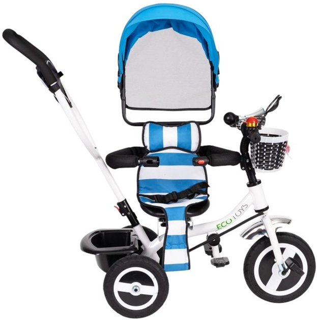 Триколісний велосипед EcoToys JM-066-9L Blue (5903089063315) - зображення 3