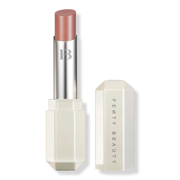 Глянцева помада Fenty Beauty Slip Shine Sheer Shiny Lipstick (04 Makeout Break) 2.8 g - Фото 1 Глянцева помада Fenty Beauty Slip Shine Sheer Shiny Lipstick (04 Makeout Break) 2.8 g - зображення 1