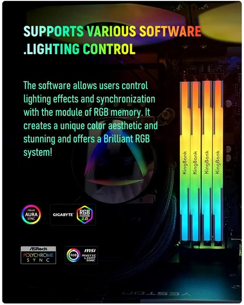 Оперативная память KingBank Soarblade RGB 32Gb (Kit 2x16Gb) SK
