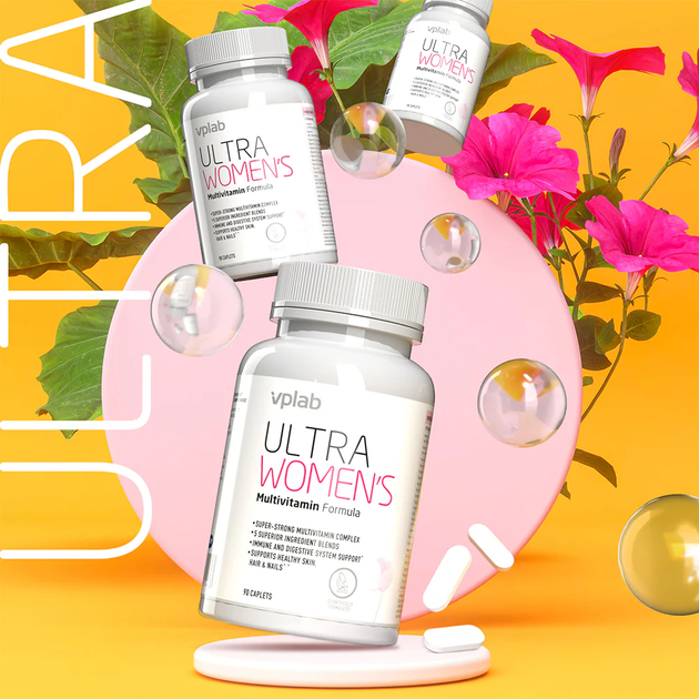 Мультивітаміни для жінок VPLab Ultra Women'S Multivitamin Formula 180 капсул (5060255356739) - зображення 2