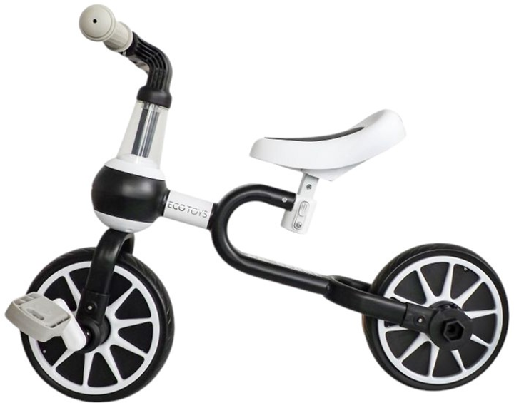 Біговел EcoToys педалі бічні колеса 4в1 LC-V1311 Black (5903089068259) - зображення 6